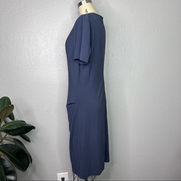 Halston Heritage Asymmetrical Drape professional Dress size 10 - Picture 2 of 7